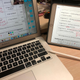 Janice’s setup at home. She shelled out for the iPad and stylus to facilitate online teaching.
